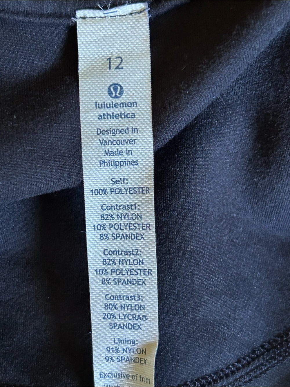 Lululemon Rebel Runner Jacket Black / Wee Stripe Size 12 - Picture 8 of 10